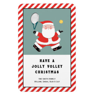 Flexible Carte cadeau de vacances de tennis Magnet