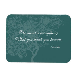 Flexible Ce que vous pensez vous devenez citation - magnet