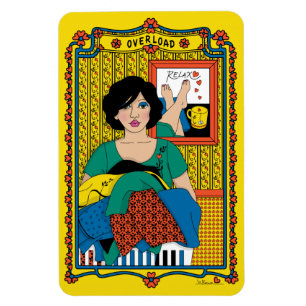 Flexible Chargement_B_4x6 Magnet du réfrigérateur