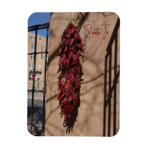 Flexible Chili Ristras Père Noël Fe New Mexico Magnet
