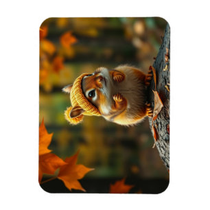 Flexible Chute Chipmunk Magnet