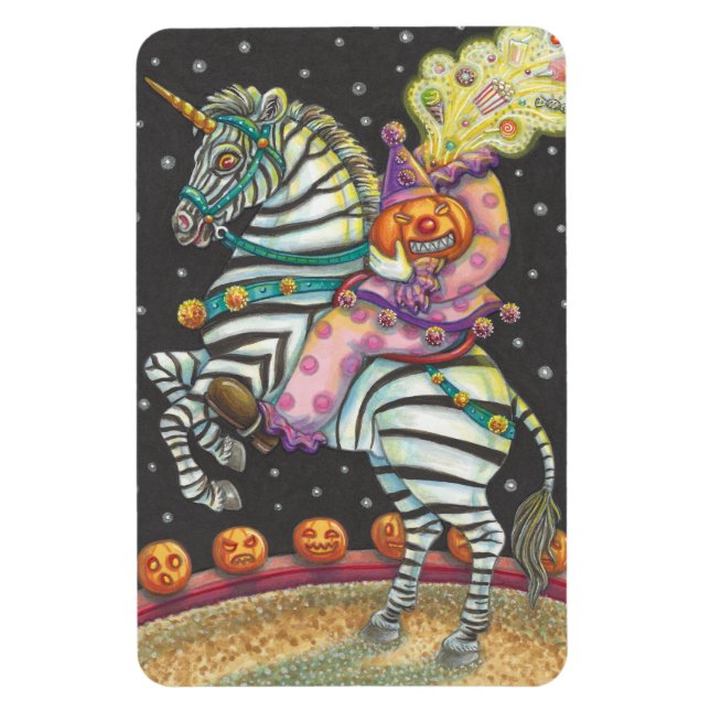 FLEXIBLE CIRQUE DE COUCHER, UNICORN ZEBRA MAGNET (Vertical)