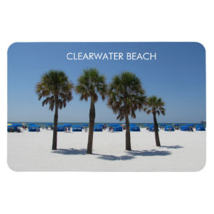 Flexible Clearwater Beach Florida Magnet