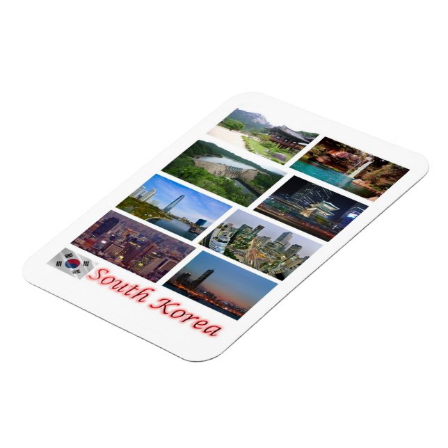 Flexible Corée du Sud - Mosaic - Magnet (Côté Gauche)