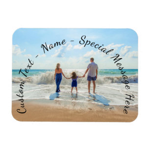 Flexible Créez Votre Propre Cadeau Photo Magnet Texte Perso