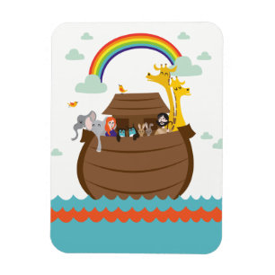 Flexible Cute Christian Kids Magnet Bible Story Noah’s Ar