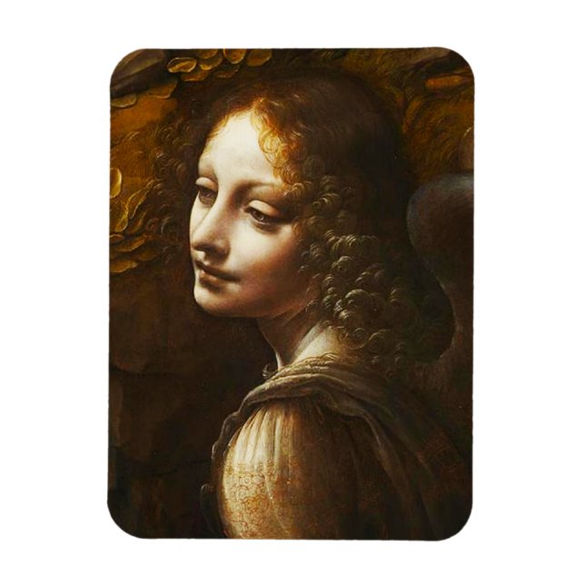 Flexible Da Vinci Vierge des Roches Angel Magnet (Vertical)