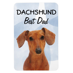 Flexible Dachshund Magnet Papa