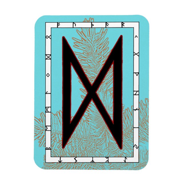Flexible Dagaz Viking Rune Magnet - Percée ! (Vertical)