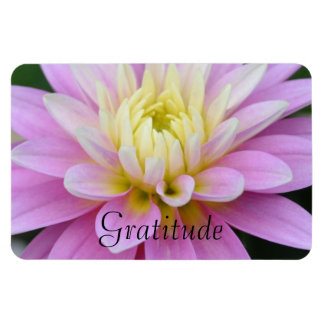 Flexible Dahlia Gratitude Magnet