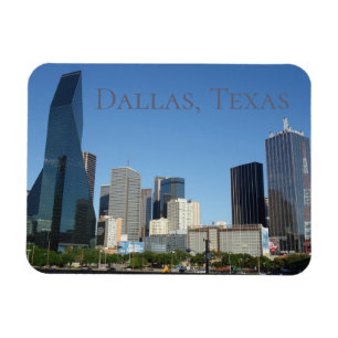 Flexible Dallas Texas Designer Magnet