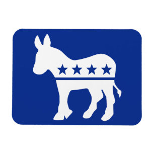 Flexible Démocrate Donkey Premium Magnet