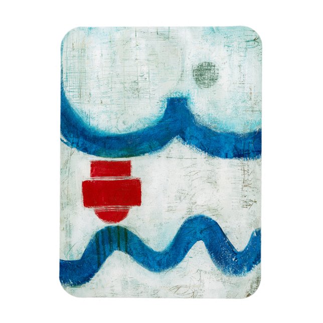 Flexible Déroulement Pour Voir Réfrigérateur Magnet - Nauti (Vertical)