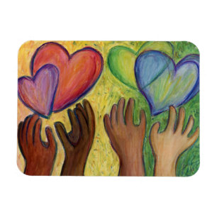 Flexible Diversité, équité et inclusion (DEI) Fridge Magnet