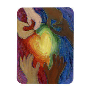 Flexible Diversité, équité et inclusion (DEI) Fridge Magnet