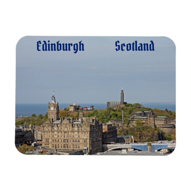 Flexible Edimbourg, Scotland Magnet (Horizontal)