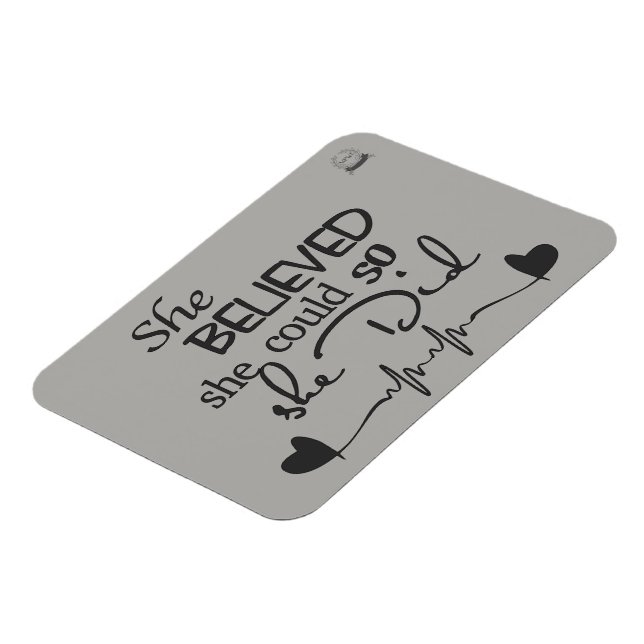 Flexible Elle Croyait Fridge Magnet (Côté Gauche)