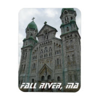 Fall River, MA Historical Church Magnet