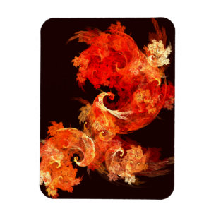 Flexible Feux de danse Magnet Art Abstrait Premium