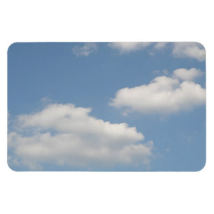 Flexible Fluffy Cumulus Clouds Premium Magnet