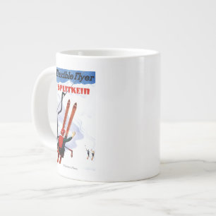 Flexible Flyer Splitkein Wooden Skis Promo Large Coffee Mug