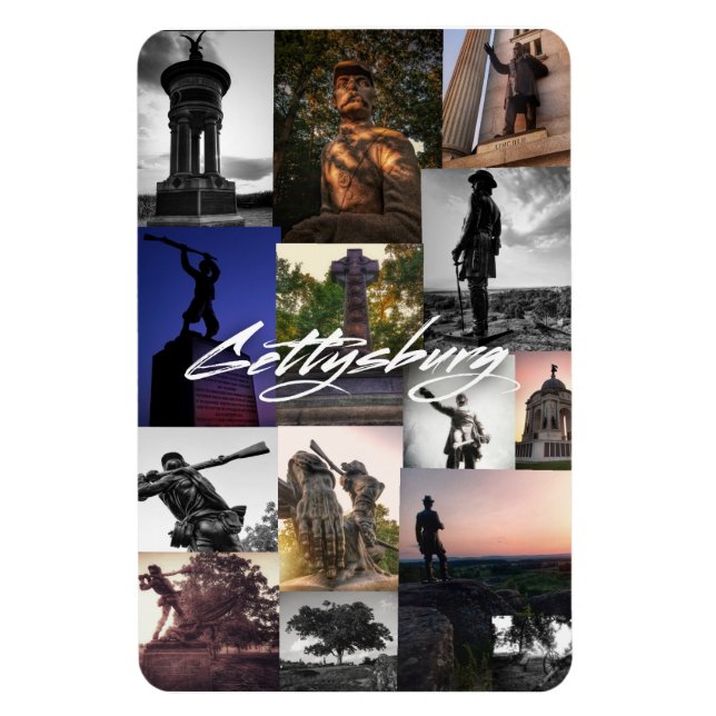 Flexible Gettysburg Monuments Magnet (Vertical)