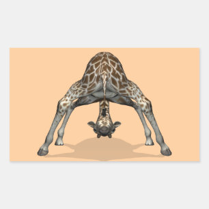 Flexible Giraffe Sticker