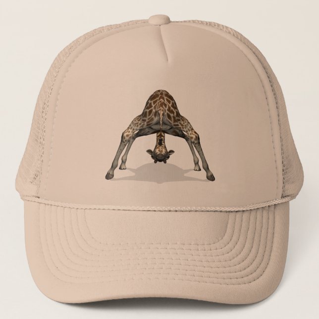 Flexible Giraffe Trucker Hat (Front)