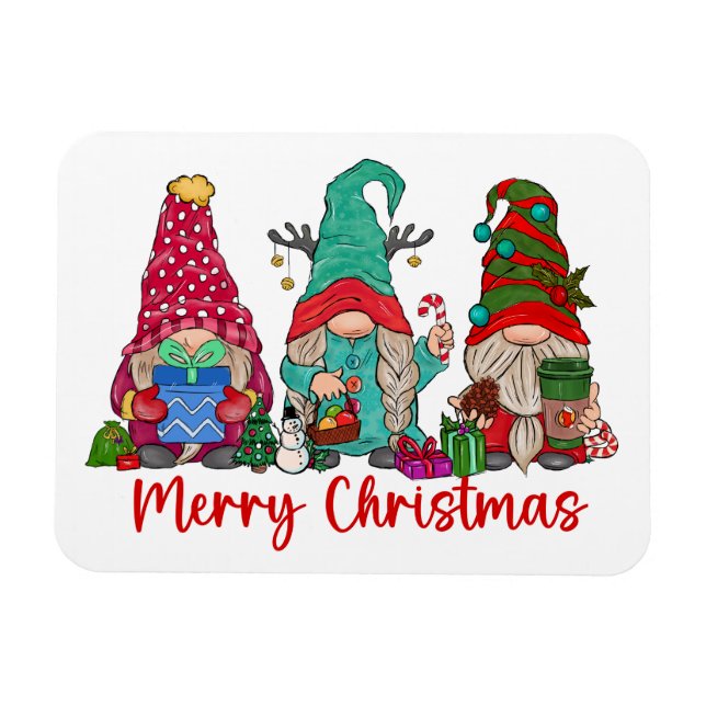 Flexible Gnomes Trio Magnet (Horizontal)