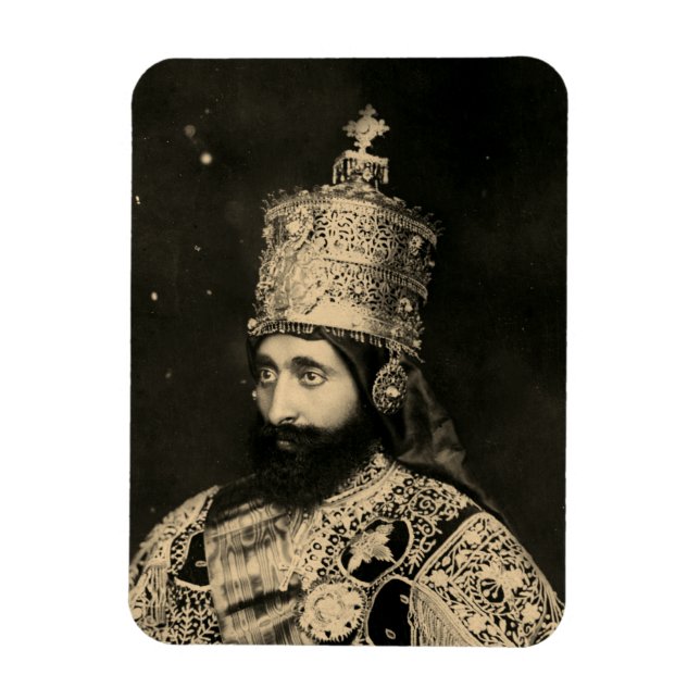 Flexible Haile Selassie - HIM - Rastafari - Jah Magnet (Vertical)