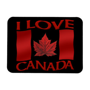 Flexible I Love Canada Fridge Magnet Canada Souvenir Magnet
