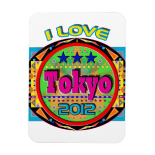 Flexible I LOVE Tokyo Emblem #1 2012 Magnet