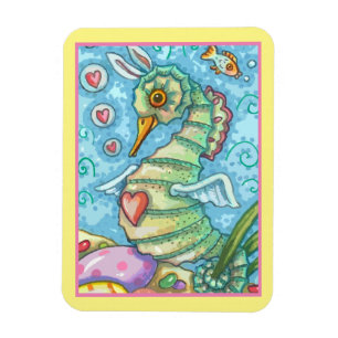 Flexible Imaginaire DE PÂQUES, PRINTEMPS SEAHORSE MAGNET DE