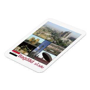 Flexible Irak - Bagdad Mosaic - Magnet