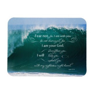 Flexible Isaïe 41 10 Bible Verse Photo Magnet