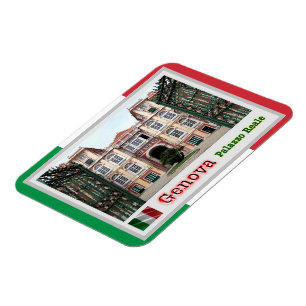 Flexible Italie - Ligurie - Gênes - Palais Royal - Magnet