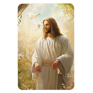 Flexible Jésus Magnet
