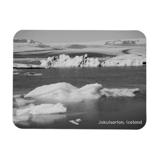 Flexible Jokulsarlon Islande Magnet (Horizontal)