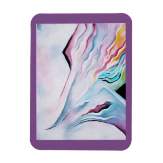 Flexible Joli Pastel Art Moderne Magnet de cuisine