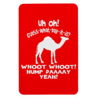 Jour de la Humpe Chameau Whoot Flexi Magnet