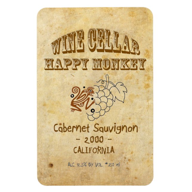 Flexible Joyeux Singe Magnet Premium ! (Vertical)