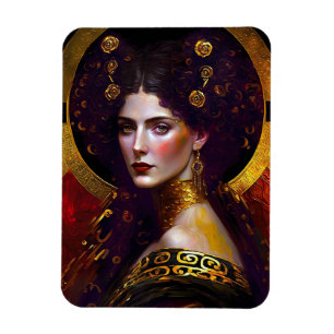Flexible Klimt Inspiré Queen Goddess Magnet