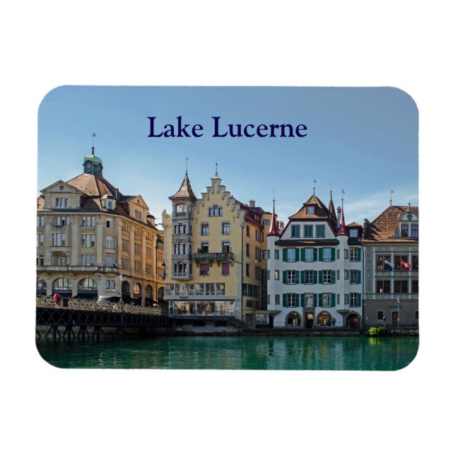 Flexible Lac Lucerne, Suisse Magnet de bord de mer (Horizontal)