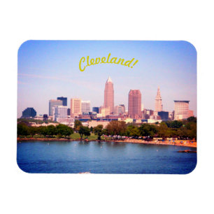 Flexible Lake Skyline (Cleveland OH) Magnet