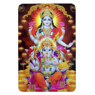Flexible Lakshmi & Ganesha Magnet