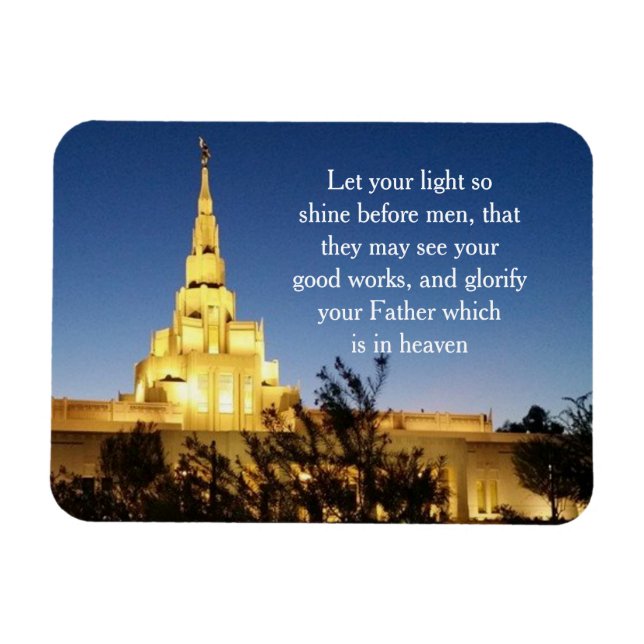 Flexible LDS Temple Magnet (Horizontal)