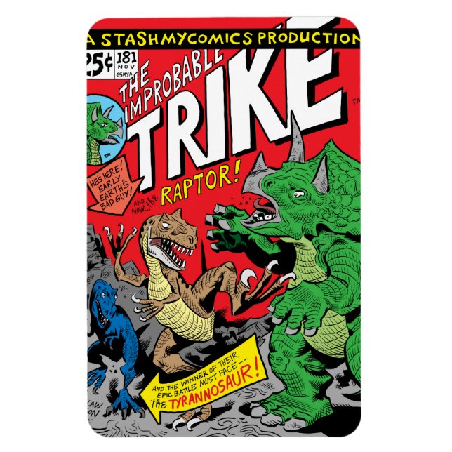 Flexible Le trike improbable de Jim Lawson Magnet (Vertical)