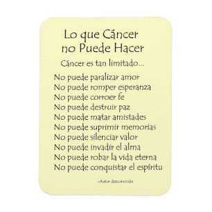 Flexible Lo Que Cáncer No Puede Hacer Magnet