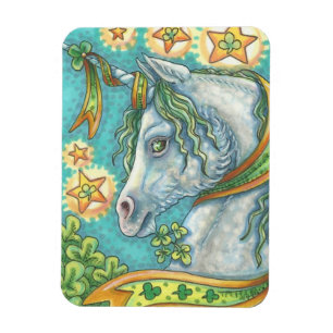 Flexible Lucky Irish Unicorn ST. PATRICK'S DAY MAGNET