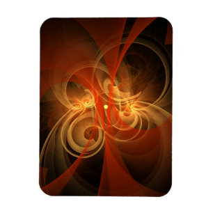 Flexible Magie du matin Magic Art Abstrait Magnet Premium